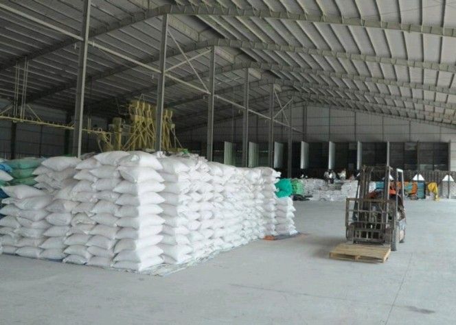 ICUMSA 45 Bags Palletized on Warehouse